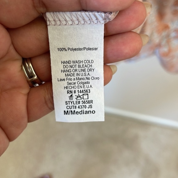 BIN#2 - LAC BLEU Floral Print Romper - Picture 8 of 8